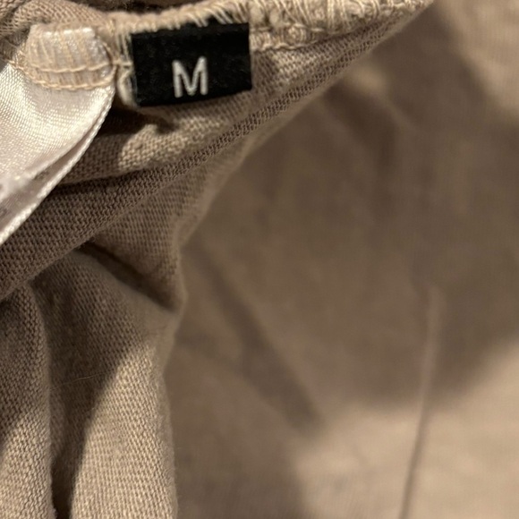 John Elliott Raw Hem Two Tone Crewneck Short Sleeve T-shirt - Picture 4 of 4